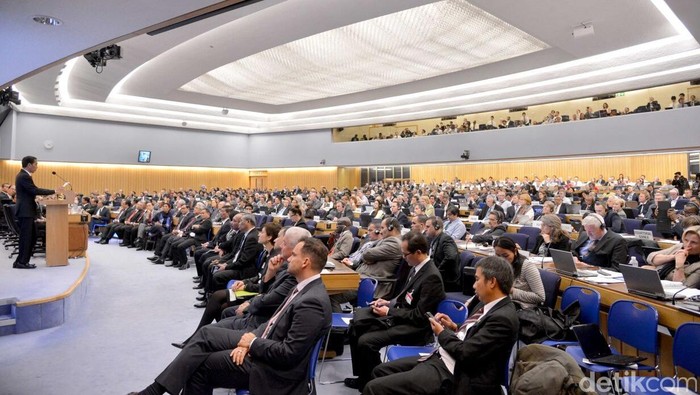 Presiden Jokowi Suarakan RI Sebagai Poros Maritim Dunia di Sidang IMO