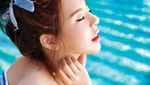 Pose Sensual Sunny SNSD di Bali