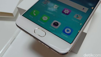 Alasan pakai Helio P10 mengacu pada desain komponen yang dipakai Oppo F1 Plus juga. Demi mengejar performa optimal ketika dipadu dengan Color OS 3.0, Foto: detikINET/Yudhianto