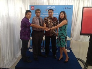 Uang Elektronik Doku Rayu Pengguna Kereta Bandara Medan