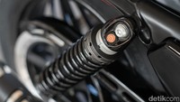 Foto close up suspensi motor. Foto: Harley-Davidson
