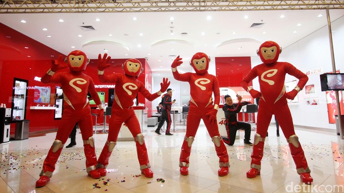 Smartfren meresmikan gerai terbarunya di Kota Kasablanka, Jakarta, Kamis (21/4/2016). Gerai itu dilengkapi dengan fasilitas costumer experience.
