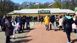 Hati Berbunga-bunga di Taman Keukenhof, Belanda
