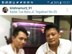 Saat Kombes Krishna Pasang Foto Bareng Agus di Instagram