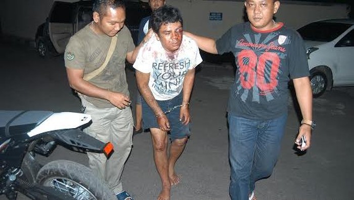 Pelaku Curanmor 8 TKP ini Tersungkur dari Motor Curian