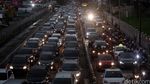 Arus Lalin Sudirman Macet, Begini Penampakannya