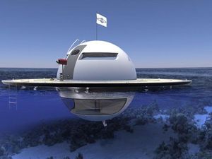 Unik, Arsitek Italia Rancang Kapal Yacht Berbentuk UFO