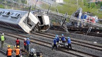 Belum diketahui penyebab kejadian ini dan laporan jumlah korban. Hwang Hee-kyu/News1 via REUTERS.