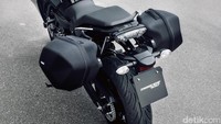 Pannier tambahan, siap untuk diajak touring. Foto: Yamaha Eropa