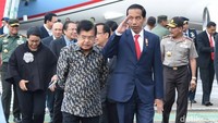 Jokowi kemudian memaparkan sejumlah komitmen dan prioritas kerja sama dengan 4 negara yang telah dikunjungi. Rusman/Setpres/detikFoto.