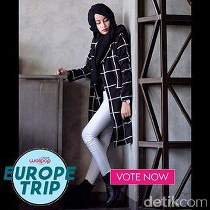 Foto 5 Selebgram Hijab Tampil Monokrom Di Wolipop Ootd Challenge