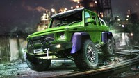 Dengan tinggi Hulk yang mencapai  2,5 meter, sulit untuk menemukan mobil yang bisa mengakomodasi Hulk. Mobil apalagi yang cocok untuk Hulk ketimbang mobil raksasa ini. Mercy G63 6x6. Foto: Carwow UK