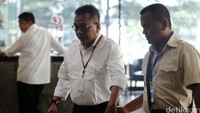 M Taufik tiba di gedung KPK. Ini merupakan pemeriksaan kelima untuk Ketua Balegda DPRD DKI Jakarta itu.