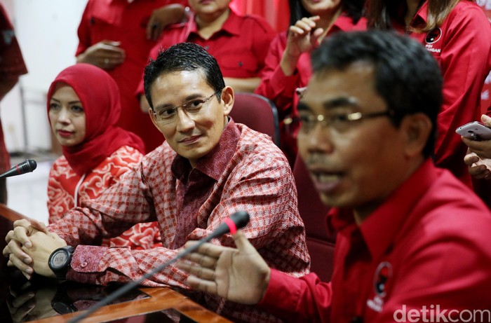 Ikut Kumpul Bersama 6 Parpol, PDIP: Kami Bahas Soal Sandiaga
