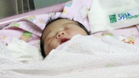 Karanada dilahirkan dengan panjang 51 cm dan berat 3,5 gram. Pool/Gus Mun/detikFoto.