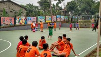 RPTRA Mawar 1 terletak di Jalan Mawar, Lebak Bulus. (Danu Damarjati/detikcom)