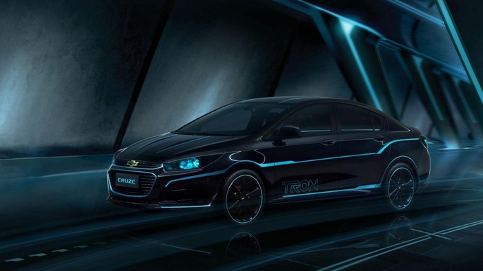 Mobil dengan desain tersebut dirancang oleh Chevrolet yang bekerja sama dengan The Walt Disney Company China.