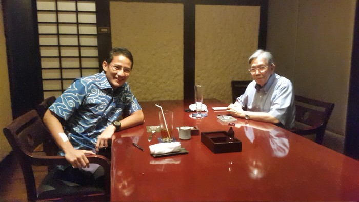 Bacagub DKI Sandiaga Bertemu Politisi PDIP Kwik Kian Gie, Apa Hasilnya?