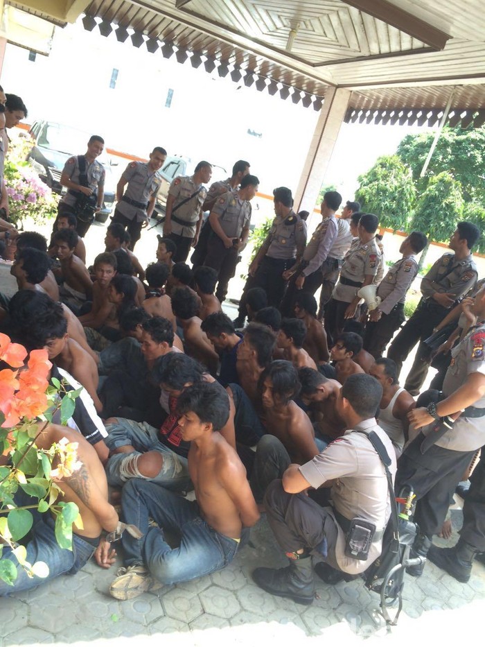 Bentrok Ormas di Kampar Riau Berujung Maut, 23 Orang Jadi Tersangka