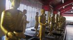 Wow! Ada Patung Buddha Lapis Emas di Selatan Thailand