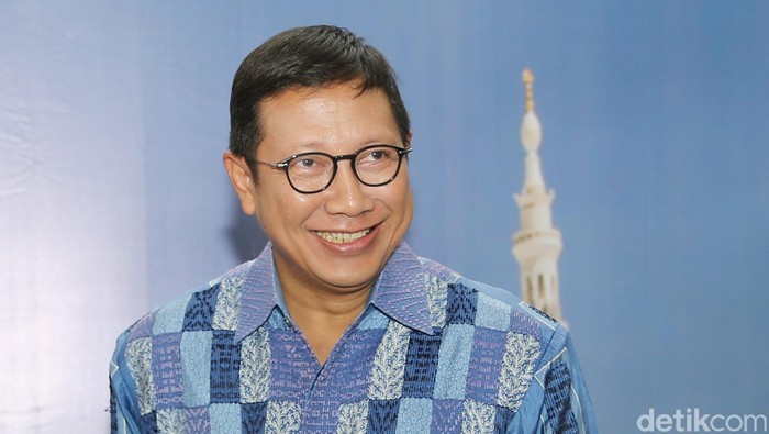 Menteri Agama Lukman Hakim Saifudin di Bandara Soekarno-Hatta, Tangerang, Rabu (27/4/2016).