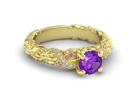 Cantik 7 Cincin  Tunangan Mewah Terinspirasi dari Disney  