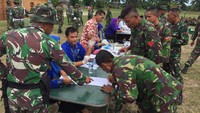 Pemeriksaan urine satu Batalyon (380 orang) anggota Yonzipur 2/SG bekerjasama dengan BNN Kota Prabumulih, dipimpin langsung oleh AKBP Edi Nugroho S.E. dan Subdenpom II/4-1 Prabumulih. (Istimewa).