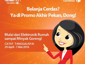 Siap-siap, Banyak Harga Menarik dari Transmart Carrefour dalam Promo Akhir Pekan