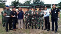 Dalam kesempatan tersebut, Danyonzipur-2/SG Letkol Czi Burhanudin menegaskan bahwa semua prajurit yang terlibat Narkoba akan diproses sesuai hukum berlaku dan tak pandang bulu. (Istimewa).