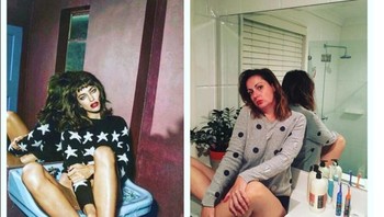 Barber mengikuti gaya foto seksi Irina Shayk. Foto: instagram/celestebarber