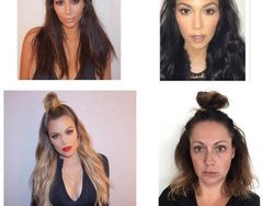 Lucu! Versi Gagal Foto Ikonik Kim Kardashian Sampai Beyonce