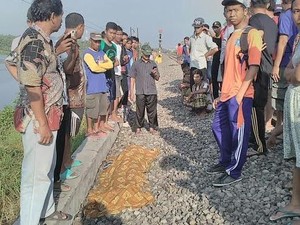 Selfie di Dekat Rel, Tubuh Heru Disambar Kereta Jurusan Jakarta-Surabaya