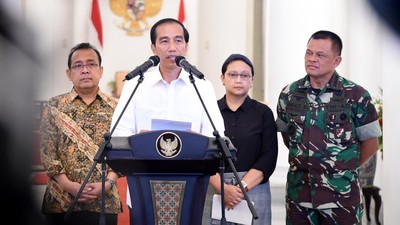 Jokowi Sampaikan Pembebasan 10 WNI yang Disandera