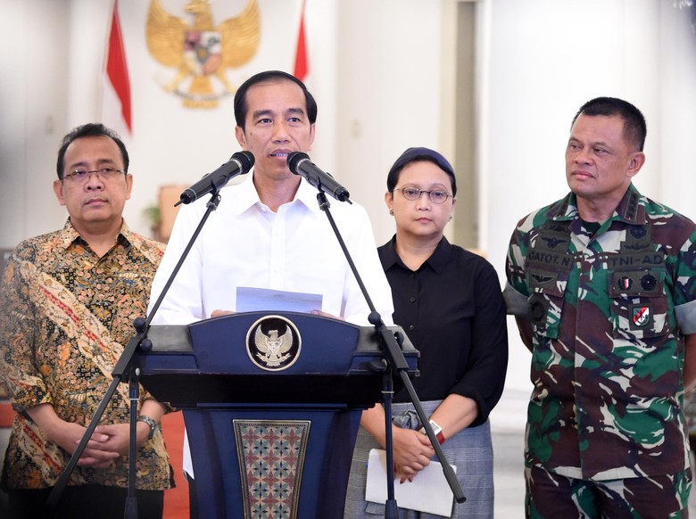 Ini Pernyataan Lengkap Presiden Jokowi soal Pembebasan 10 Sandera Abu Sayyaf Ini Pernyataan Lengkap Presiden Jokowi soal Pembebasan 10 Sandera Abu Sayyaf