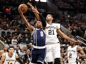 Spurs Kalahkan Thunder di Game 1