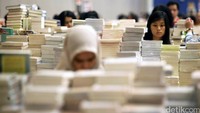 Pameran ini menyajikan sebanyak 2 juta buku. 