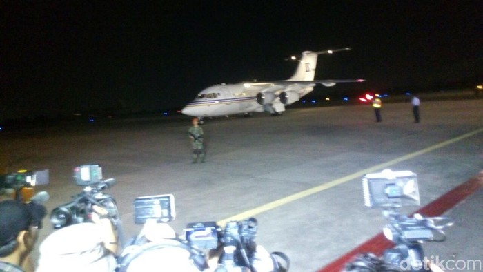 Surianto Korban Penyanderaan Abu Sayyaf Dijemput Neneknya di Lanud Halim