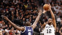 Bintang Spurs pada pertandingan ini adalah LaMarcus Aldridge yang mencetak 38 poin. Soobum Im-USA TODAY Sports/Reuters/detikFoto.