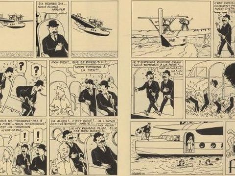 Komik Tintin karya Herge