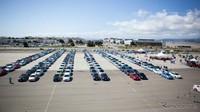 Rekor tersebut juga diberikan pada Toyota Prius dalam penyelenggaraan pada 2011 lalu. Parade diikuti oleh 208 mobil. Populasi Toyota Prius di California, Amerika Serikat saat ini sebanyak 40 persen dari yang dijual secara global dan wilayah AS. Foto: Response