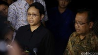 Menlu Retno menyampaikan banyak terima kasih kepada semua pihak yang sudah proses pemulangan. 