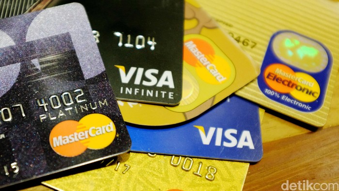 Pembayaran non tunai dengan kartu VISA MasterCard