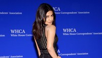 Pose Priyanka saat di red carpet. Larry Busacca/Getty Images/detikFoto.