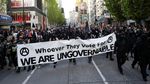 Aksi Demo May Day di AS Rusuh