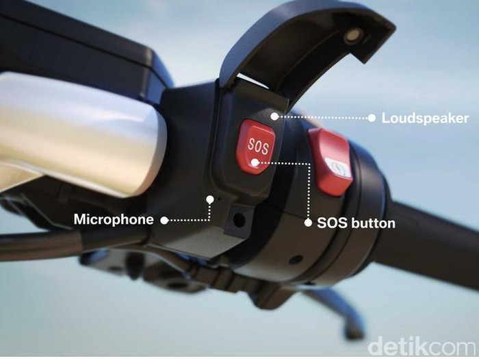 Di Motor BMW Ada Tombol SOS untuk Minta Bantuan