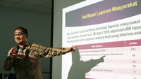 Menurut juru bicara KY tersebut, lembaganya menerima 1.060 laporan masyarakat terkait Kode Etik dan Pedoman Perilaku Hukum (KEPPH) pada  periode Januari hingga April 2016.