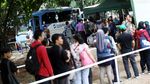 Bus TransJakarta Terkoneksi Stasiun KRL