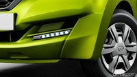 Lampu daytime running light (DRL) di bemper depan mobil. Foto: Datsun India