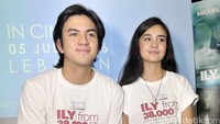 Film ILY from 38.000 Ft dijadwalkan tayang di bioskop pada 6 Juli mendatang. Pool/Noel/detikFoto.