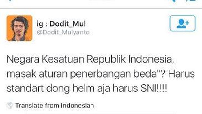 Direktur Keamanan Penerbangan Kemenhub Minta Maaf ke Dodit Mulyanto Soal Biola